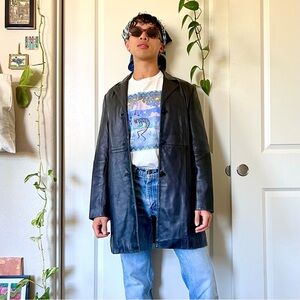 Genuine Leather Y2K Morena Coat